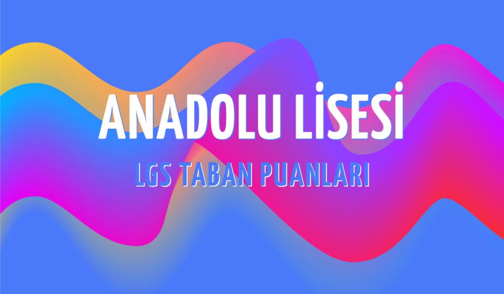 Anadolu Lisesi Taban Puanları 2024