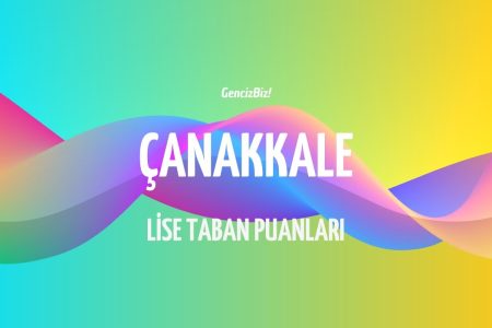 Çanakkale Lise Taban Puanları ve Yüzdelik Dilimleri 2024 LGS
