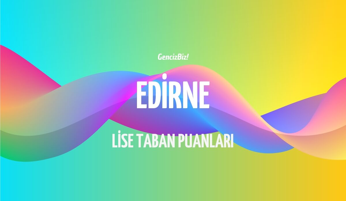 Edirne Lise Taban Puanları Ve Yüzdelik Dilimleri 2024 LGS - GencizBiz